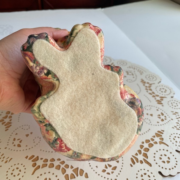 Floral Patterned Decoupage Vintage Cat Decor - Picture 12 of 16